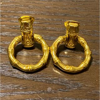 希少!ヴィンテージ品!【グッチ バンブーイヤリング】 新発売 10440円