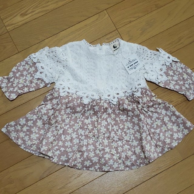 韓国子供服ワンピース キッズ/ベビー/マタニティのキッズ服女の子用(90cm~)(ワンピース)の商品写真