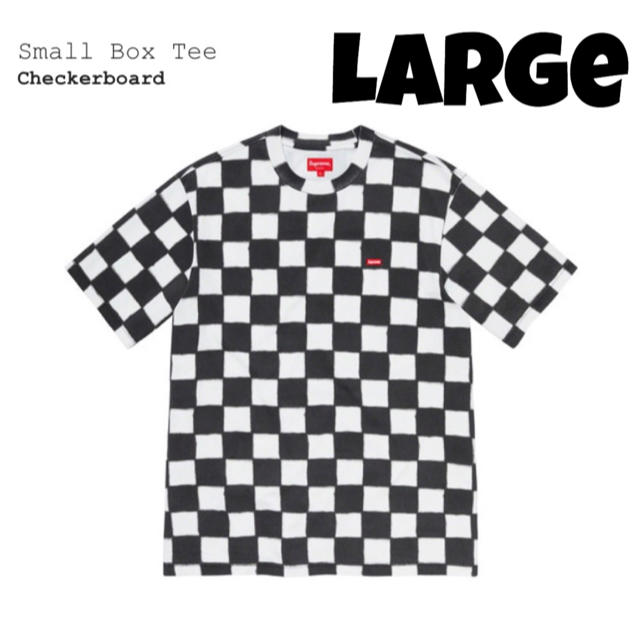 メンズ【L】Supreme Small Box Tee Checkerboard