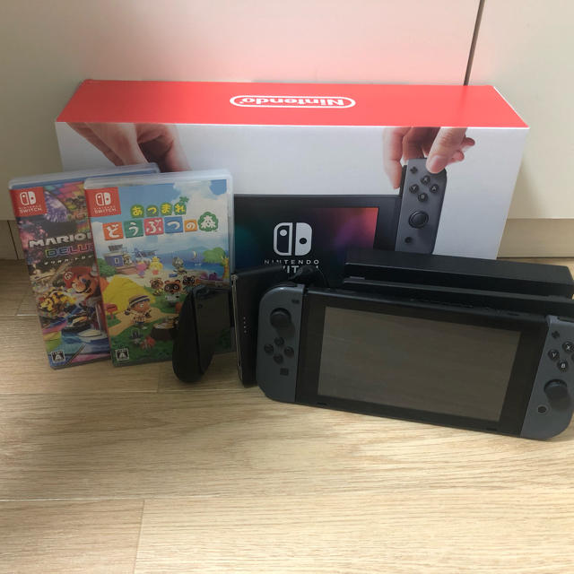 任天堂Switch、あつまれどうぶつの森、マリオカート8デラックスセット