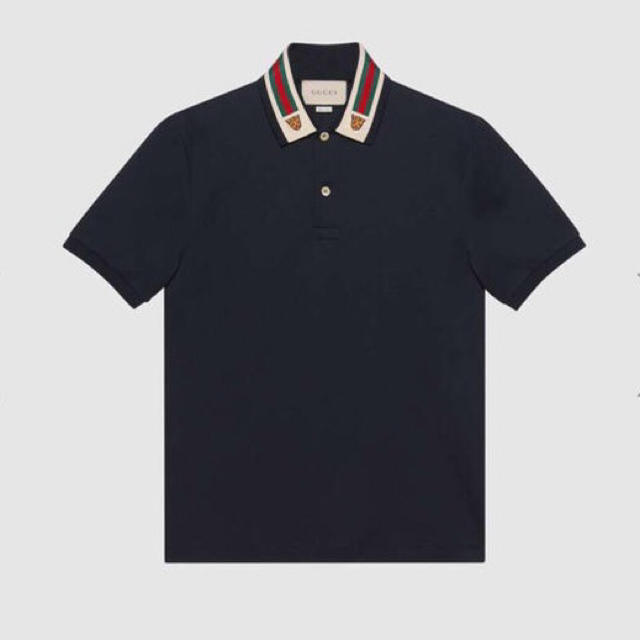GUCCI グッチ ウェブ&タイガーヘッド コットンシャツ 正規品! www