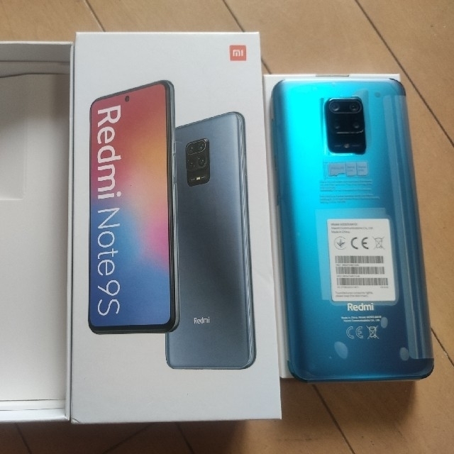 redmi note 9s グレー 4GB RAM 64GB ROM