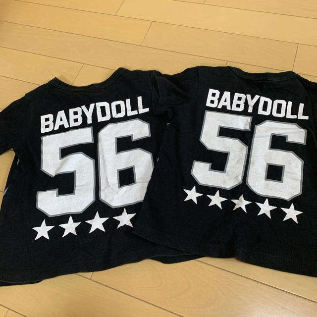 BABYDOLL(ベビードール)のBABY DOLL 兄弟お揃い 110 90 Ｔシャツ キッズ/ベビー/マタニティのキッズ服男の子用(90cm~)(Tシャツ/カットソー)の商品写真