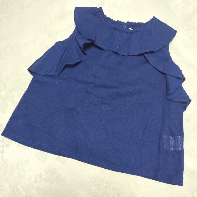 ブランシェス キッズ90とママのフリルトップスセット キッズ/ベビー/マタニティのキッズ服女の子用(90cm~)(Tシャツ/カットソー)の商品写真