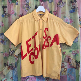 ロキエ(Lochie)のはにわっしょい様　249. マスタードシャツ LET'SGO!USA(シャツ/ブラウス(半袖/袖なし))