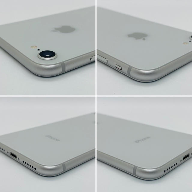 iPhone(アイフォーン)のiPhone 8 Silver 64 GB SIMフリー 本体 _617 スマホ/家電/カメラのスマートフォン/携帯電話(スマートフォン本体)の商品写真