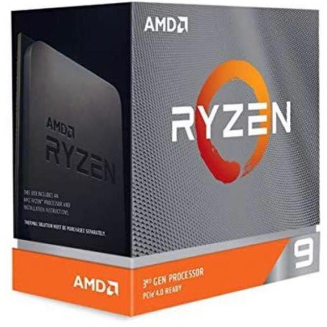 AMD Ryzen 9 3950X, without cooler 3.5GHzスマホ/家電/カメラ