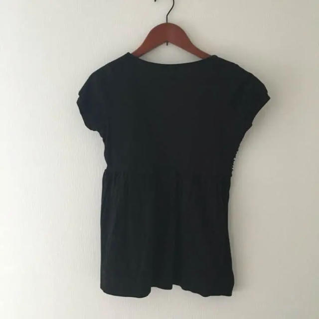 IENA(イエナ)のイエナ 半袖カットソー 黒 Tシャツ レディースのトップス(Tシャツ(半袖/袖なし))の商品写真
