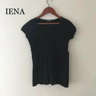 イエナ(IENA)のイエナ 半袖カットソー 黒 Tシャツ(Tシャツ(半袖/袖なし))