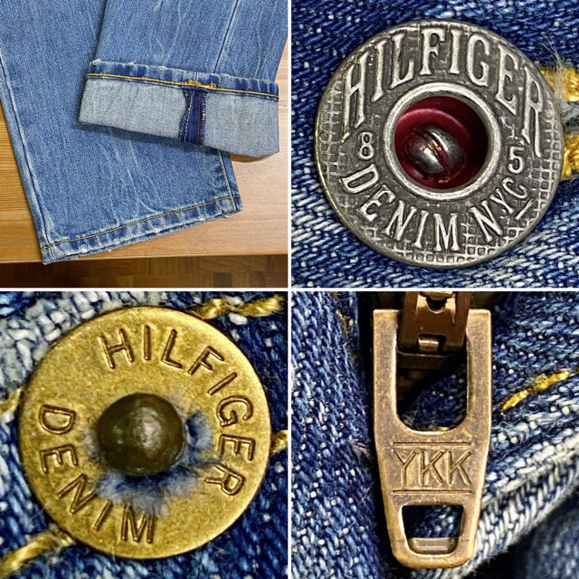 TOMMY HILFIGER(トミーヒルフィガー)のHILFIGER DENIM ヒルフィガーデニム デニムパンツ ロゴ刺繍 W30 メンズのパンツ(デニム/ジーンズ)の商品写真