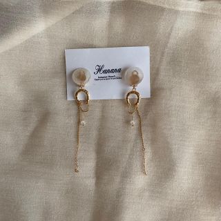 トゥデイフル(TODAYFUL)のshell chain earring(イヤリング)