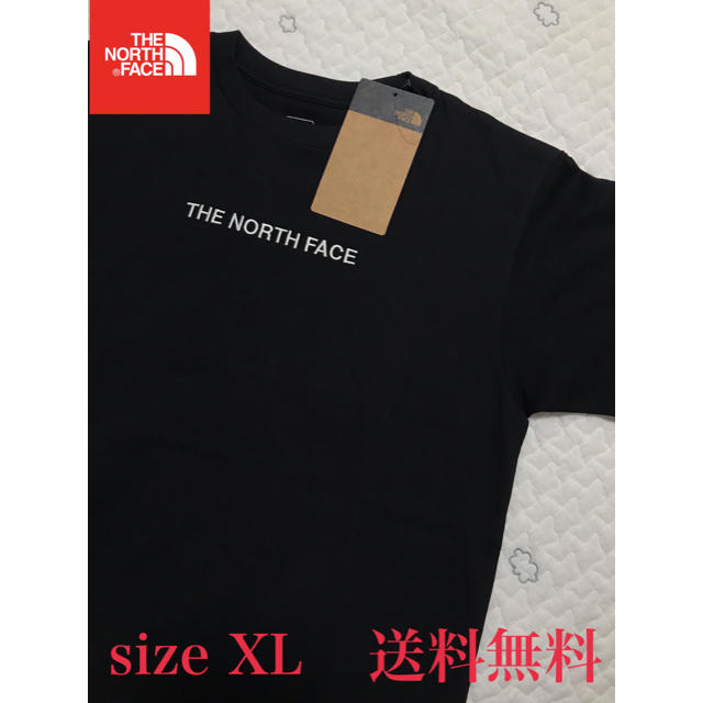 【新品】THE NORTH FACE ノースフェイス　ロゴ　Tシャツ 黒　XL