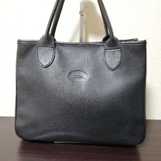 ロンシャン(LONGCHAMP)のLONGCHAMP　ロンシャン　本革　レザー　ハンドバッグ(ハンドバッグ)