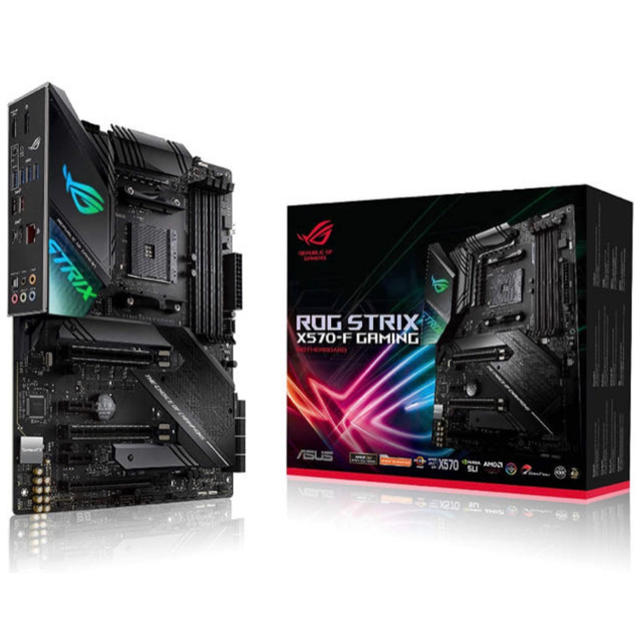 ASUS AMD AM4対応 マザーボード ROG STRIX X570-Fスマホ/家電/カメラ