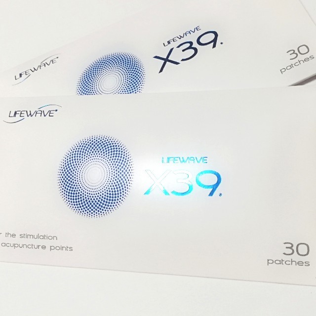 [説明書付・2個セット] ライフウェーブ LifeWave X39 未開封