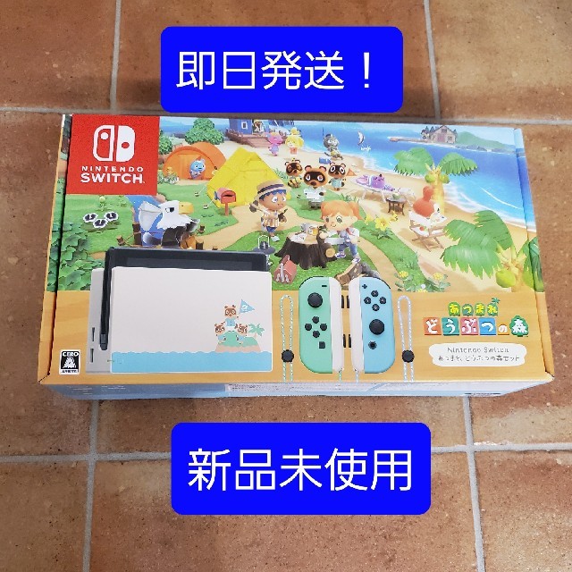 新品　Nintendo Switch 本体と新品どうぶつの森セット　即日発送