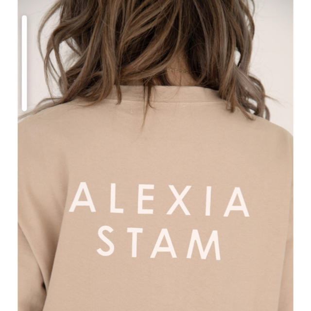 ALEXIA STAM   バックロゴ　Tシャツ