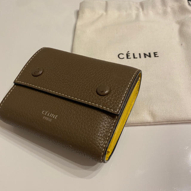 新品 CELINE 箱付 カーフレザー カードケース バイカラー フィービー