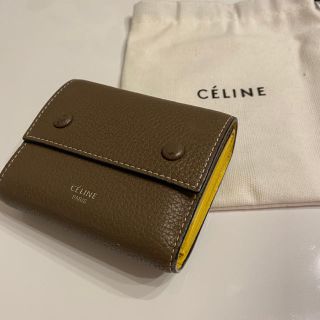 最高品質の 【美品】CELINE 折り財布 スモールフォールデッド