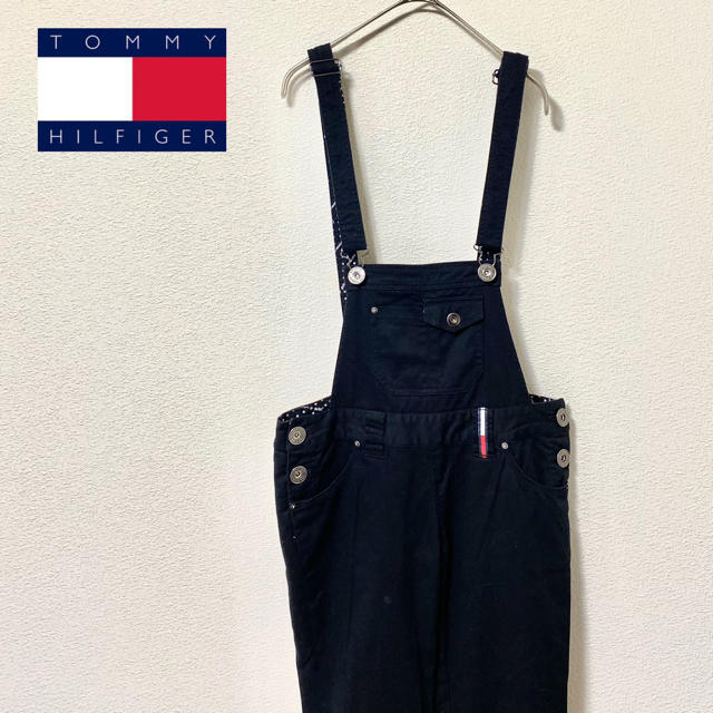 TOMMY HILFIGER(トミーヒルフィガー)のトミーヒルフィガー オーバーオール サロペット デニム レディースのパンツ(サロペット/オーバーオール)の商品写真