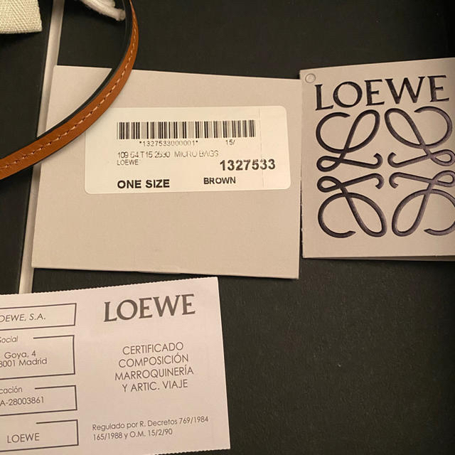 LOEWE(ロエベ)のloewe  ヒールポーチミニ レディースのファッション小物(ポーチ)の商品写真