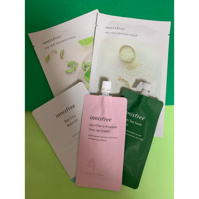 Innisfree(イニスフリー)のイニスフリーマスクと試供品 コスメ/美容のスキンケア/基礎化粧品(パック/フェイスマスク)の商品写真