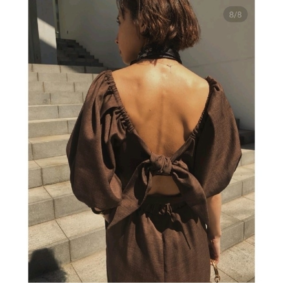 Ameri VINTAGE - Ameri【タグ付新品】 後ろ リボン ロンパースの Ameri VINTAGE - Ameri【タグ付新品】 後ろ リボン ロンパースの