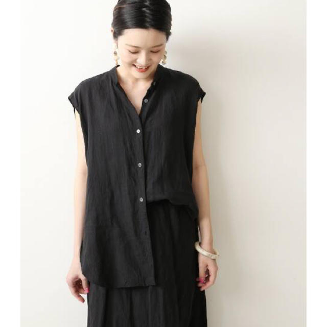 Plage Linen Sleeveless シャツ