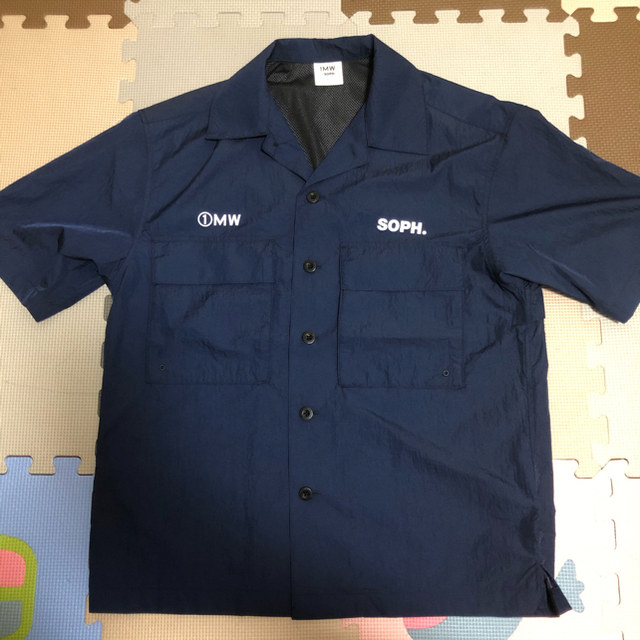 GU(ジーユー)のセットアップ　ハーフパンツ1MW by SOPH オープンカラーシャツ(5分袖) メンズのトップス(シャツ)の商品写真