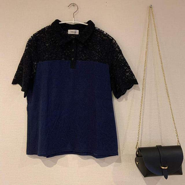 BARNEYS NEW YORK(バーニーズニューヨーク)の★美品★Mukuran★レース切替お洒落トップス★トゥモローランド＊イエナ★ レディースのトップス(シャツ/ブラウス(半袖/袖なし))の商品写真