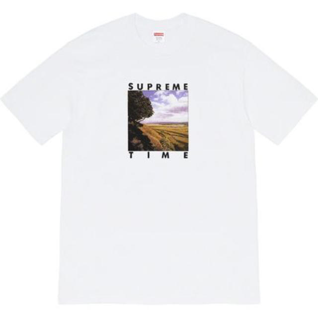 Supreme Time Tee ホワイト　サイズM フォトT