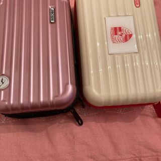 リモワ(RIMOWA)のリモワ　RIMOWA コラボ　スーツケース型ポーチ　2ケセット(ポーチ)