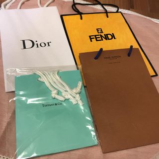 ティファニー(Tiffany & Co.)のDior FENDI Vuitton ティファニーショップ袋(ショップ袋)