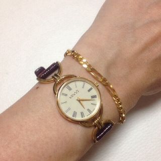 グッチ(GUCCI)のグッチ ゴールドフェイス 時計✨(腕時計)