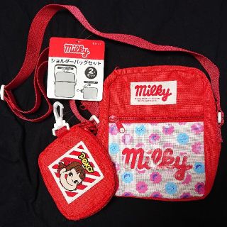 サンリオ(サンリオ)のペコちゃん【新品・タグ付き】ショルダーバッグセット❤️ ゆうパケットにてお届け♪(ショルダーバッグ)