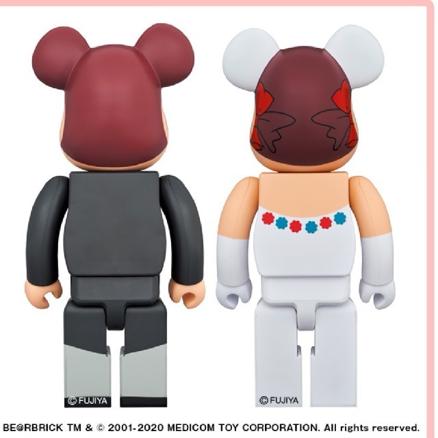 BE@RBRICK ウェディング ペコちゃん & ポコちゃん 400％