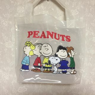 スヌーピー(SNOOPY)の【新品】SNOOPYスヌーピー ビニールバッグ エコバッグ 非売品(エコバッグ)