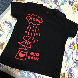 記名あり　90 ネイビーTシャツ(Tシャツ/カットソー)