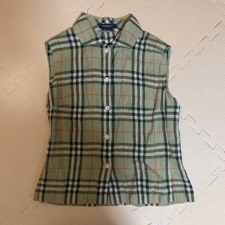 バーバリー(BURBERRY)のバーバリーノースリーブシャツ　40(シャツ/ブラウス(半袖/袖なし))