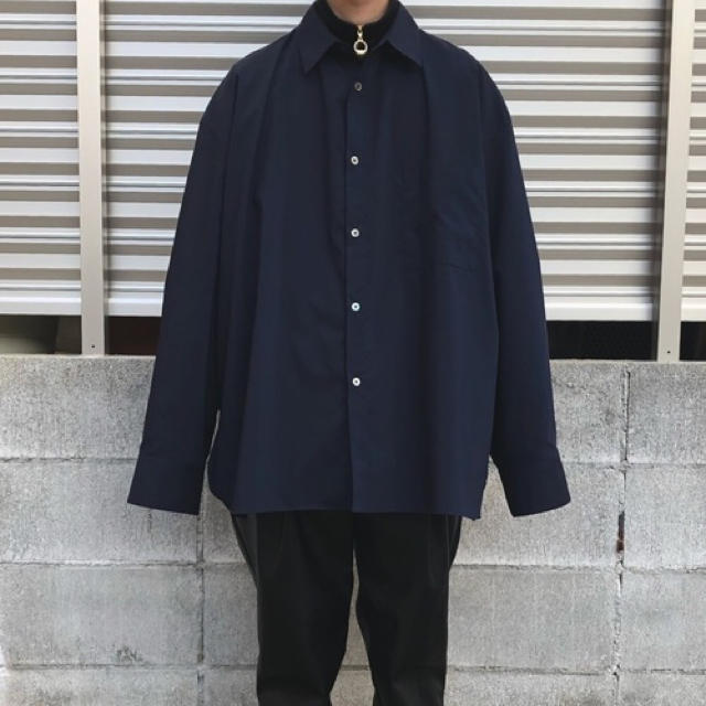 全国無料2023 COMOLI - stein 19SS OVERSIZED DOWN PAT SHIRTS シャツ