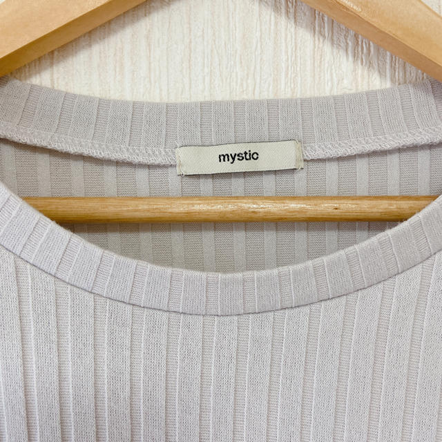 mystic(ミスティック)の【美品】mystic♡袖レースカットソー レディースのトップス(カットソー(半袖/袖なし))の商品写真