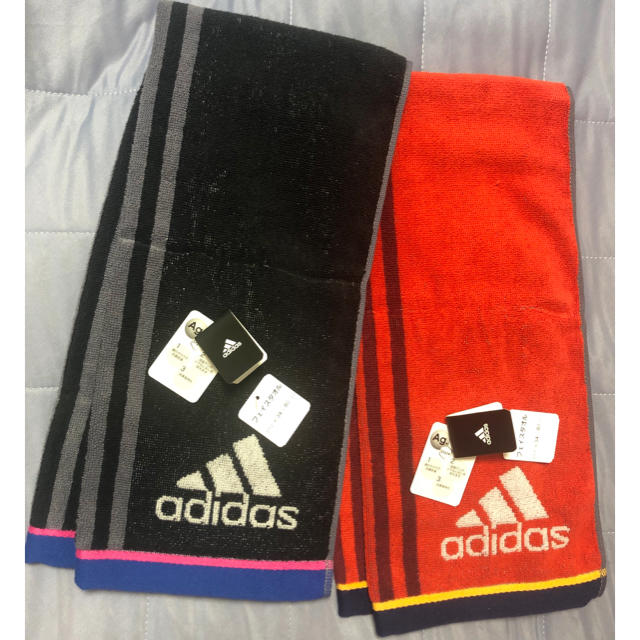 adidas 新品・未使用 adidas アディダス フェイスタオル 2枚 スポーツタオルの通販 by ゆーまま shop｜アディダスならラクマ