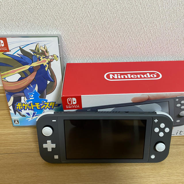 Nintendo Switch Liteグレー＋ポケットモンスターソード 納得できる