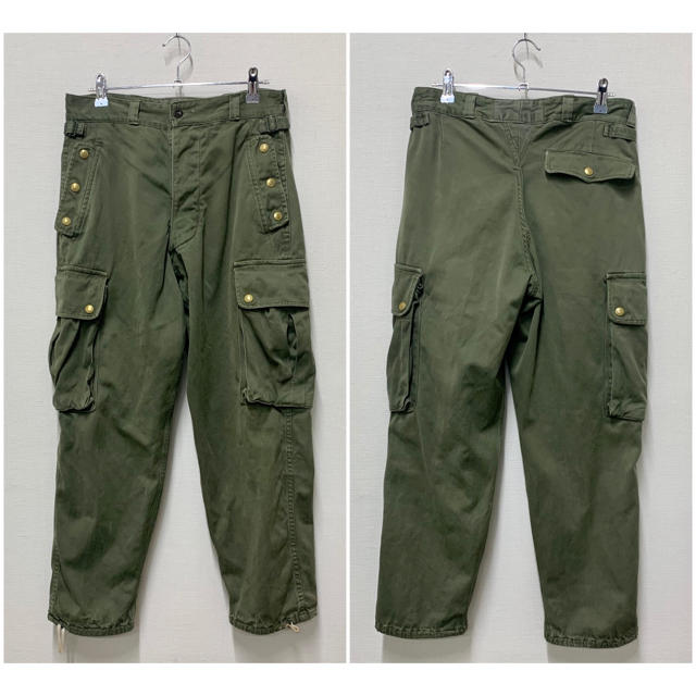 1LDK SELECT(ワンエルディーケーセレクト)のフランス軍 パラシュートパンツ 11サイズ m47 m-47 m52 m38 メンズのパンツ(ワークパンツ/カーゴパンツ)の商品写真