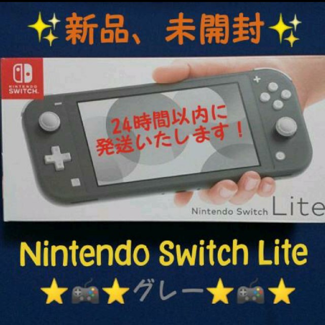 プレゼントを選ぼう！ Switch Nintendo - １台 グレー 本体 Lite Switch Nintendo 携帯用ゲーム機本体