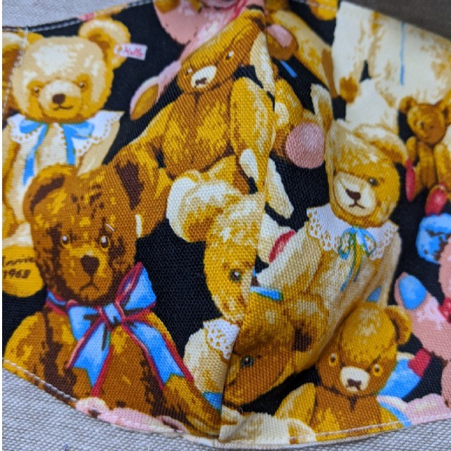 ハンドメイド テディベア くま インナーマスク