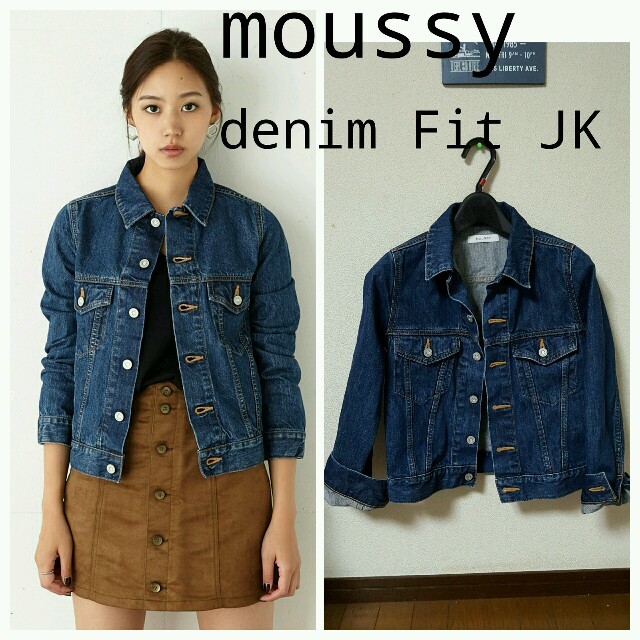 moussy(マウジー)のmoussy denim fit JK レディースのジャケット/アウター(Gジャン/デニムジャケット)の商品写真