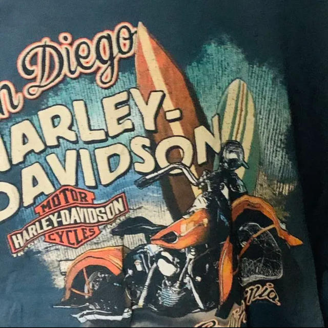 Harley Davidson(ハーレーダビッドソン)の大人気★アメリカ製★ハーレーダビッドソン★Tシャツ★プリントロゴ★両面★半袖 メンズのトップス(Tシャツ/カットソー(半袖/袖なし))の商品写真