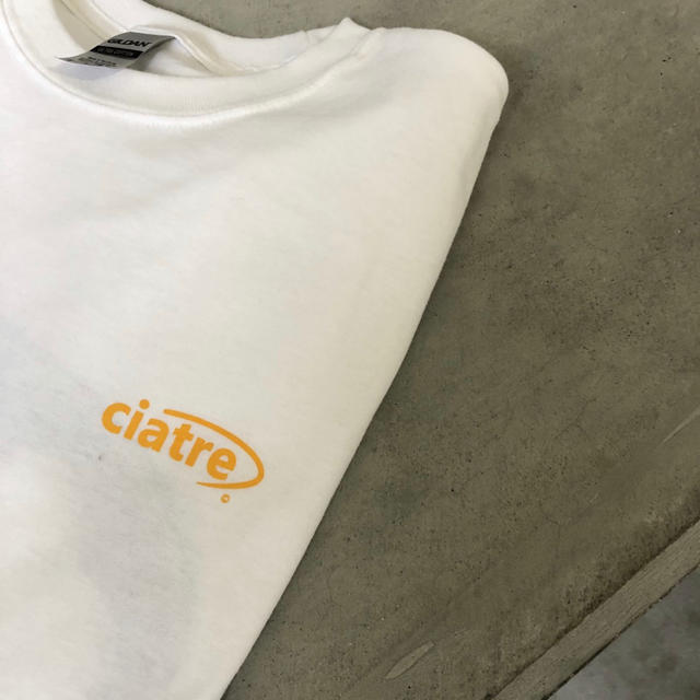 ciatre cloud logo S/S WHT tee