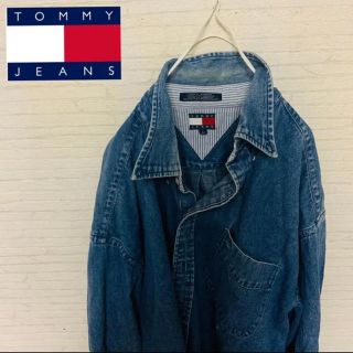 トミーヒルフィガー(TOMMY HILFIGER)の大人気★TOMMY JEANS★デニムジャケット Gジャン★インドネシア製(Gジャン/デニムジャケット)